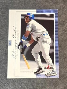2001 Fleer Genuine #26 Sammy Sosa Baseball Card